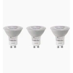3 Feit 4W LED GU10 MR16 Bulb - 35W Equivalent, 3000K Bright White